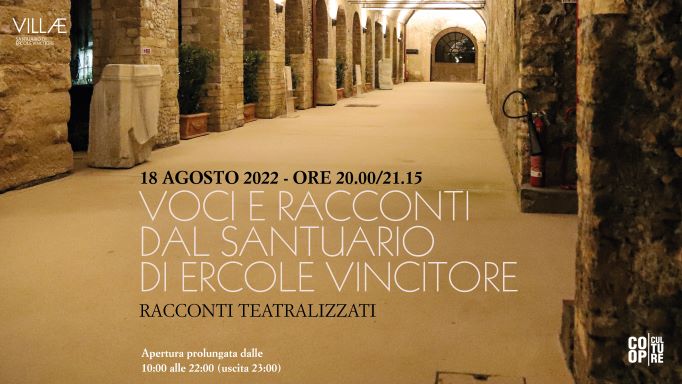 VOCI E RACCONTI DAL SANTUARIO DI ERCOLE VINCITORE